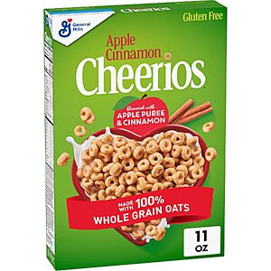 11-Oz Apple Cinnamon Cheerios Cereal $2.15 w/ S&S