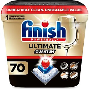 [SnS, AC] $11.69 | 70-Count Finish Powerball Ultimate Quantum Dishwasher Pods at Amazon