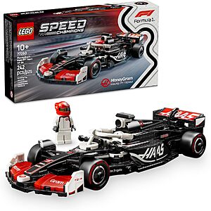 242-Pc LEGO Speed Champions: Formula 1 MoneyGram Haas F1 Team VF-24 Race Car Set $15.40