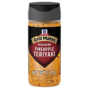 3.5-Oz McCormick Grill Mates Seasoning (Pineapple Teriyaki) $1.80 w/ S&S