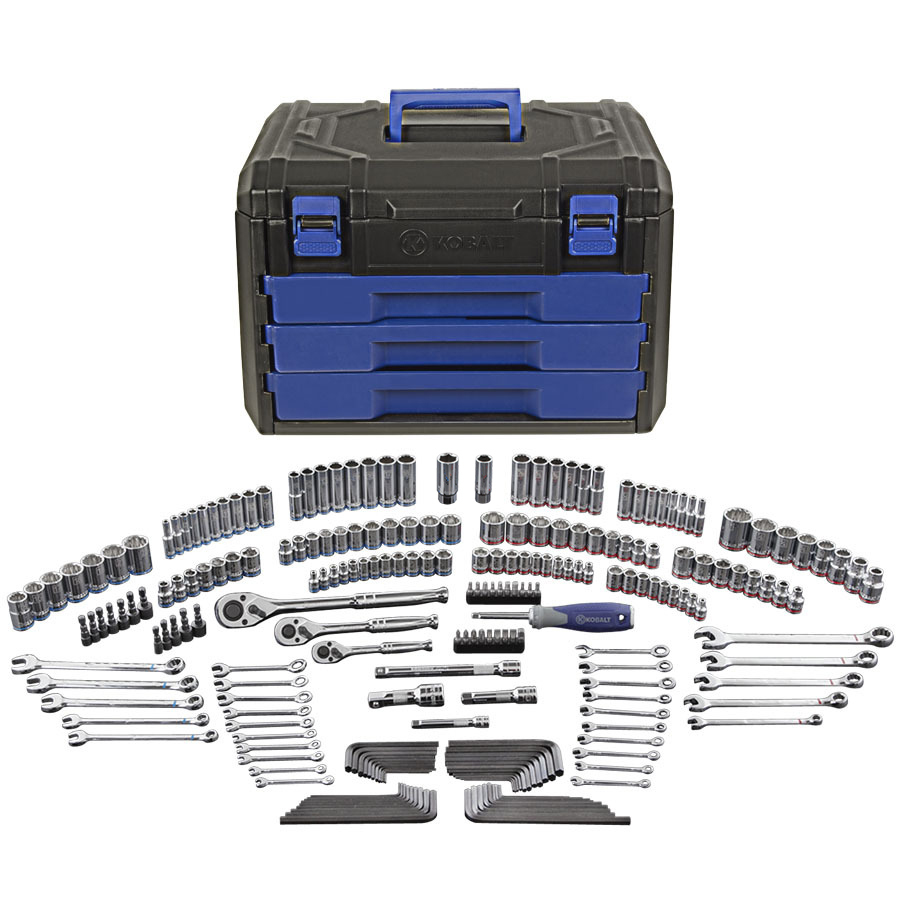 Kobalt 227Piece Standard & Metric Mechanic's Tool Set w/ Hard Case