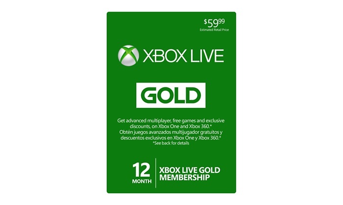 xbox gold year price