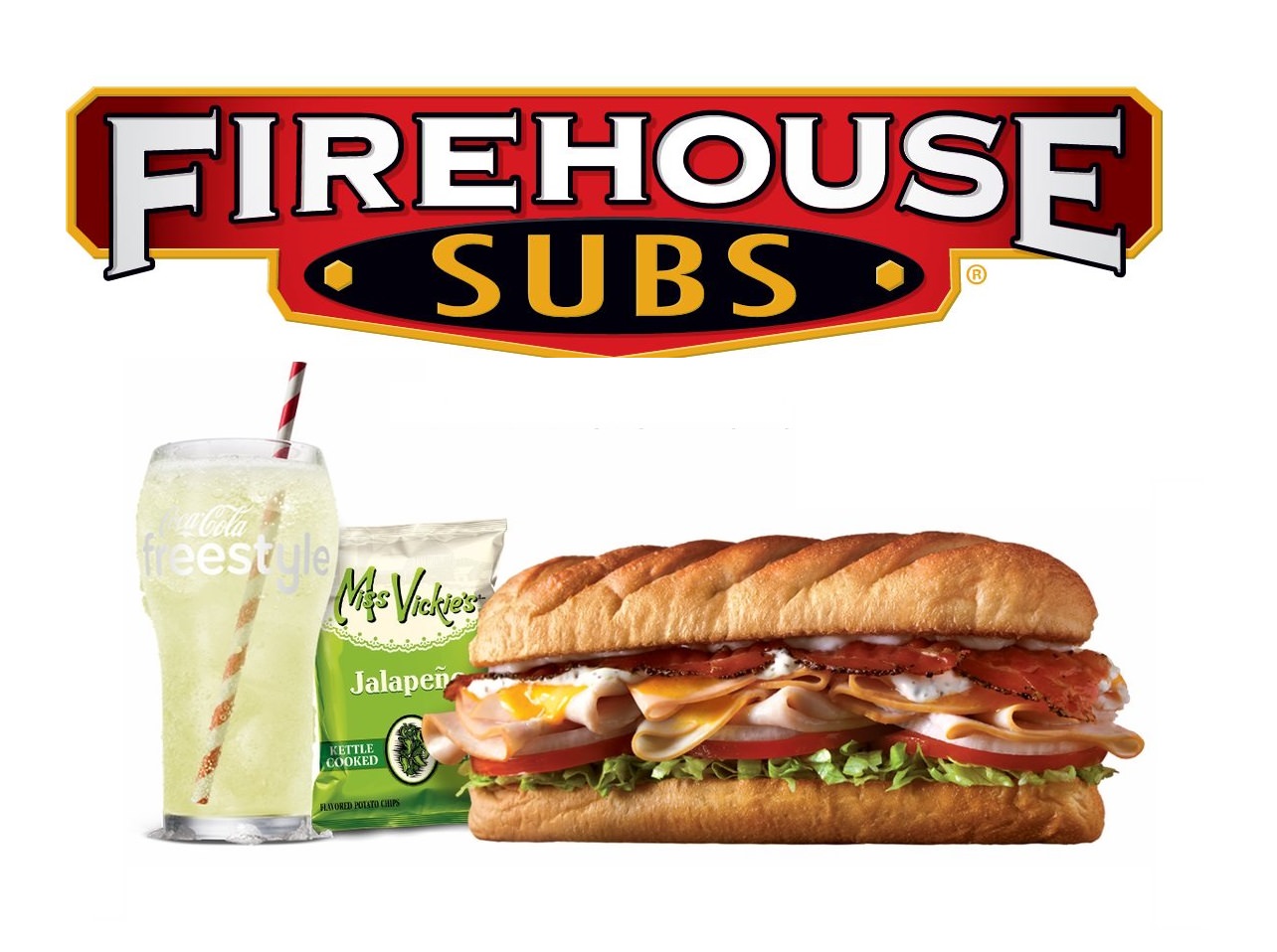 Sub offer. Firehouse. Sub Sandwich steal cheease. What Chip and Drink Combos are there?