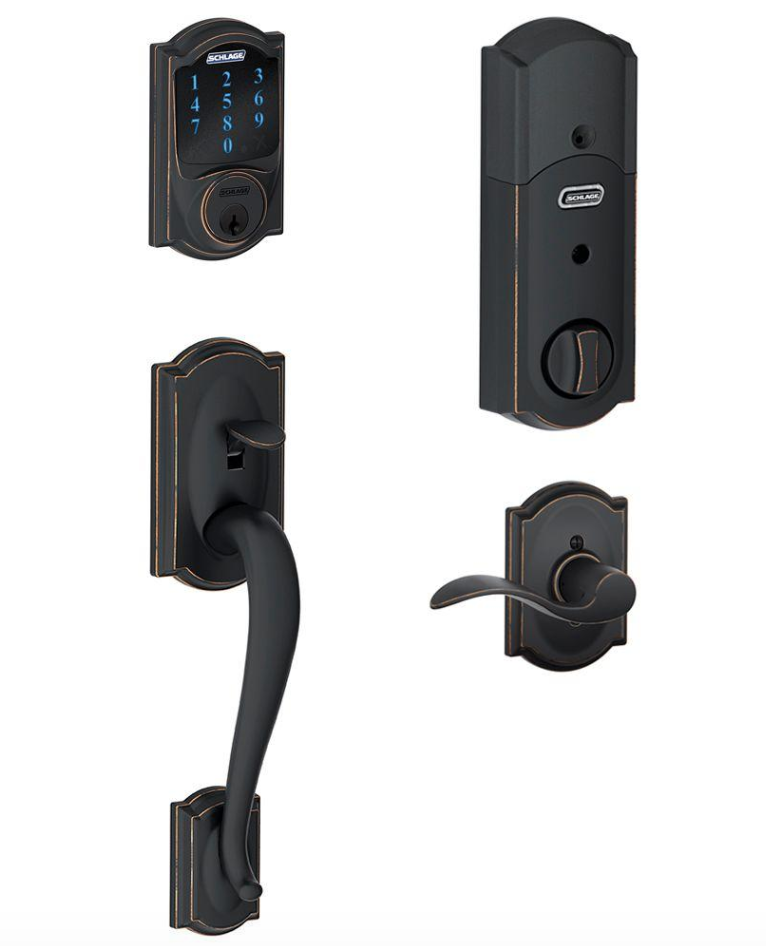 Smart Door Locks Schlage Camelot Connect Smart Lock W Alarm