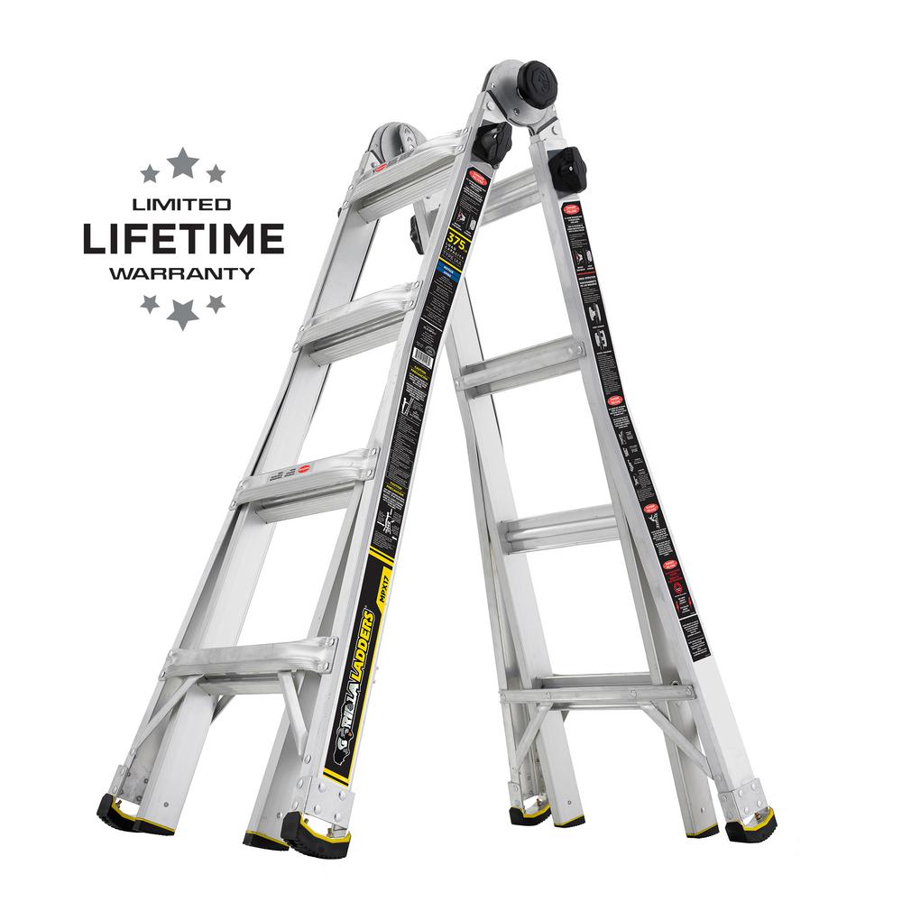 Select Stores Gorilla Ladders 18 Reach Mpx Aluminum Multi Position Ladder