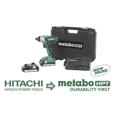 Metabo Hpt 18v Variable Speed Cordless Impact Driver W 2x 1 3ah