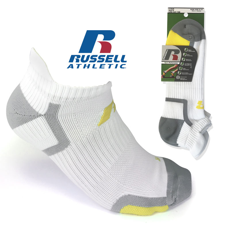 4-Pairs Men's Russell Sport Performance Socks (Ankle or Low Cut) $4.49 + Free Shipping