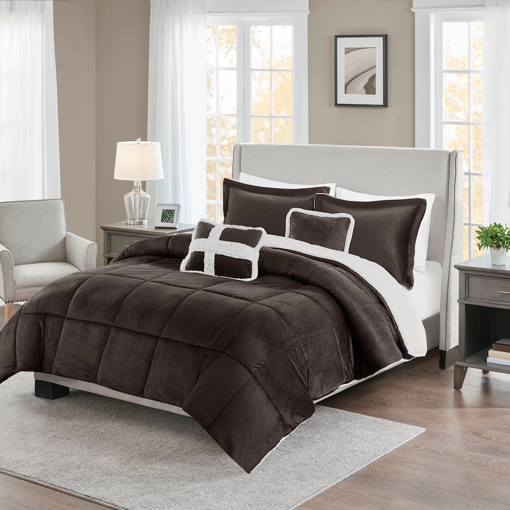 Kohls Cardholders 5 Pc True North Mink To Sherpa Comforter Set