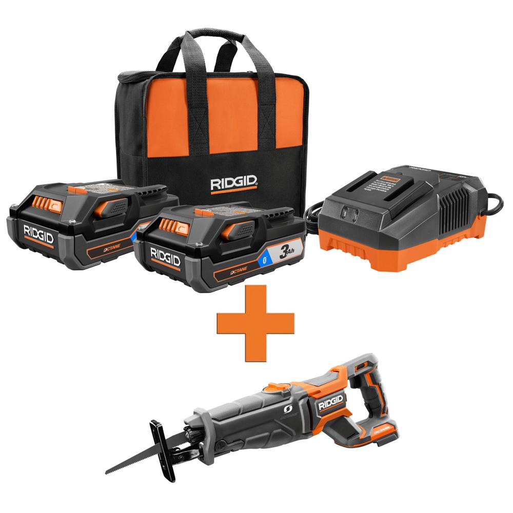 2 Pack Ridgid 18v Octane 3 0ah Batteries W Charger Choice Of 1