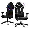GTRACING LUFT-600 Gaming Chair with Bluetooth Speakers and RGB LED Lighting (Blue or White) - $64.00 +Free Shipping