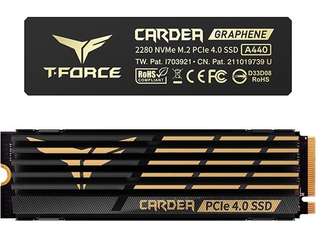 2TB Team Group T-FORCE CARDEA A440 7000/6900MBps M.2 2280 PCIe Gen 4.0 x4 NVMe 1.4 Internal Solid State Drive (SSD) TM8FPZ002T0C327 - $101.99