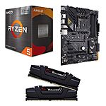 ASUS B550-PLUS TUF AM4 ATX Motherboard + Ryzen 5 5600X3D + 16GB G.Skill Ripjaws V $330 + Free Store Pickup