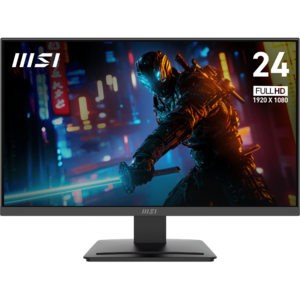 MSI 23.8" FHD (1920x1080) HDMI VGA 144Hz 1ms Adaptive-Sync IPS Gaming Office Monitor – PRO MP243L E14W - $79.00