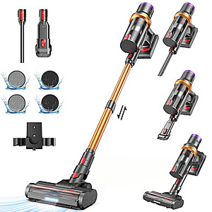 ORFELD JW-30 Cordless Vacuum Cleaner,Lightweight 35KPa Stick Vacuum - $25.65 AC