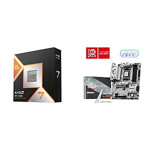 AMD Ryzen 7 9800X3D CPU + MSI B850 GAMING PLUS Motherboard + MSI Liquid Cooler $459 + Free S&H