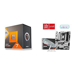 AMD Ryzen 7 7700X3D, MSI B850 GAMING PLUS WIFI6E ATX Motherboard, Cooler Master Elite Liquid 240 CPU AIO - $358