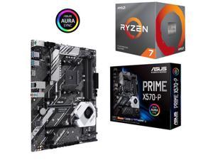 AMD Ryzen 7 3700X with Asus Prime X570-P Motherboard Bundle - $385.84