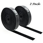 Reusable Fastening Tape - 20feet Cable Ties - Wire Organizer - Travel USB Cable Straps - DIY Length by Security -- $6.35 AC + FREE Prime Shipping
