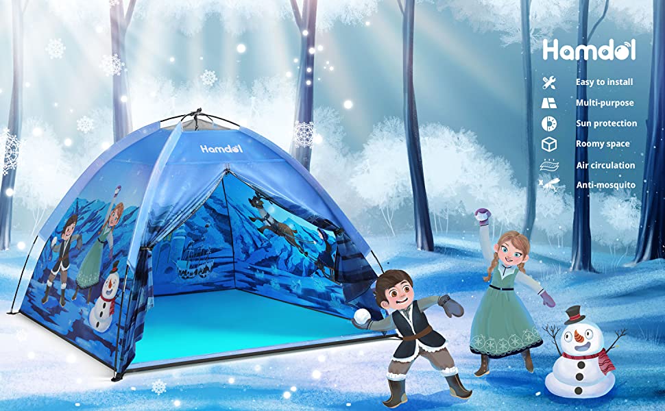 Hamdol Play Tent for Kids, Indoor and Outdoor Kids Tent with Carry Bag $9.99 FS w/ $25