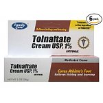 6 pack tubes Generic tolnaftate cream 1oz 1% (tinactin) $4.99 Amazon