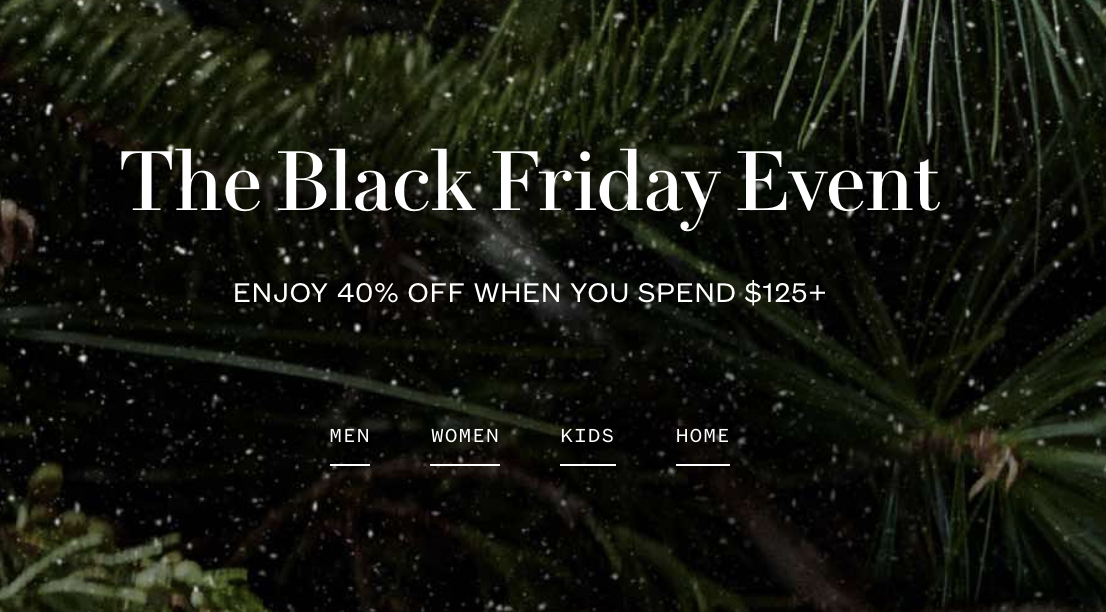 40% Off purchase of $125 or more at Ralph Lauren