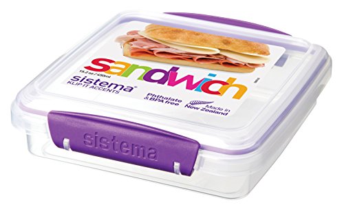 Sistema Sandwich Box Food Storage Container, 15.2 oz. $6.32