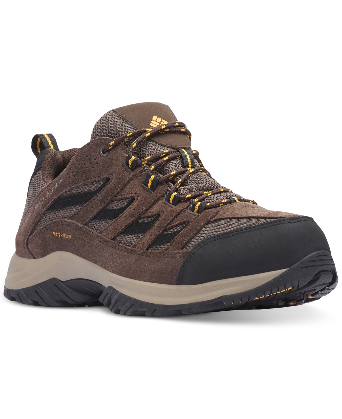 Columbia Men's Crestwood Waterproof Trail Boots - Mud, Squash $54 + Free Shipping
