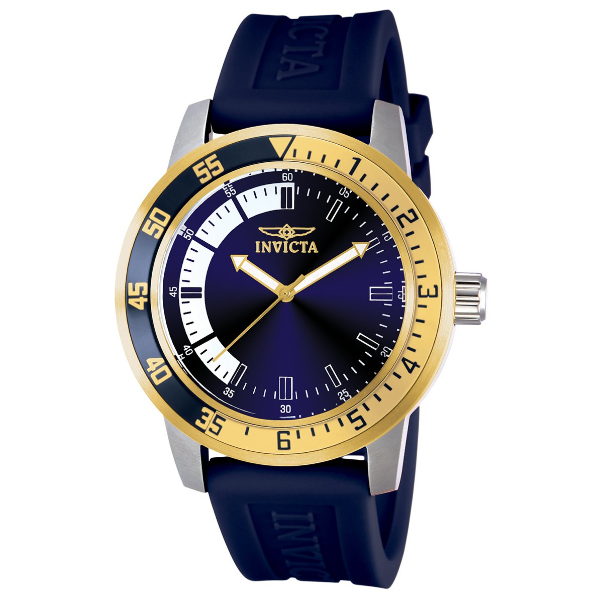 Invicta Men's 12847 Specialty Blue Dial Blue Polyurethane Watch $24.9