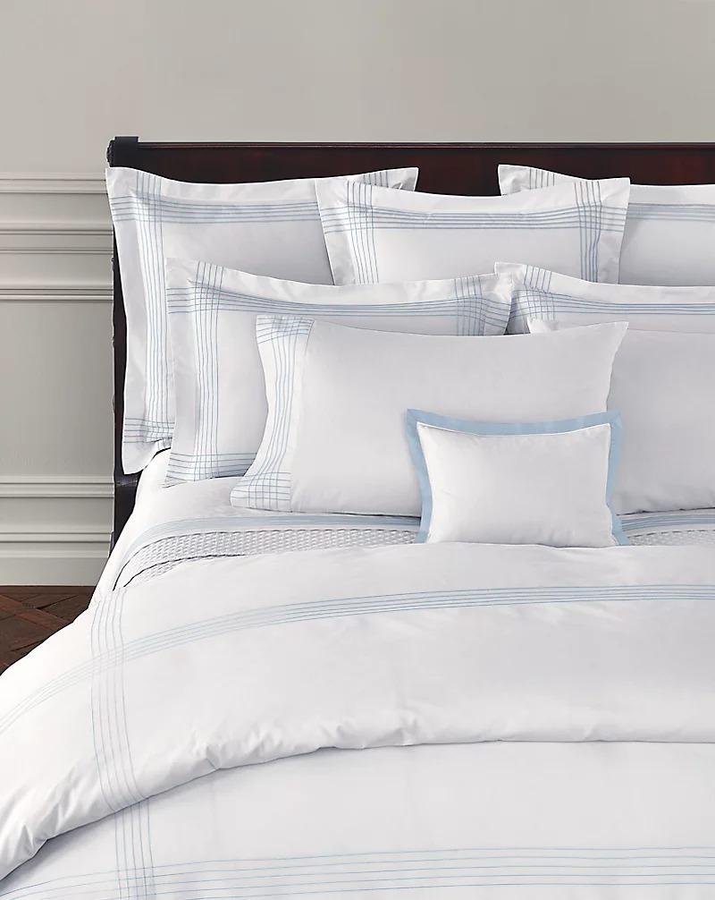 Ralph Lauren Organic Cotton Sateen Handkerchief duvet, sheets, pillow cases 50% off $250