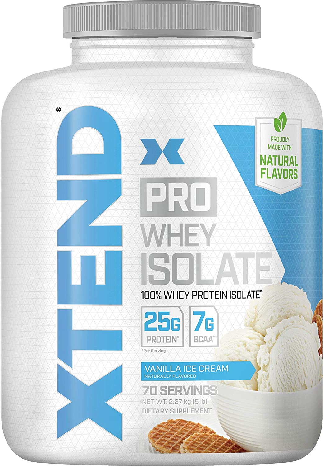 XTEND Pro Protein Powder Vanilla Ice Cream Whey Isolate 5lbs - $35.69 + FS