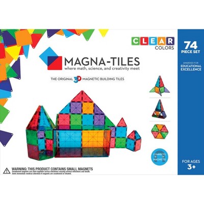 Valtech Magna Tiles Clear Colors 74 Piece Set 67 99 See Deal