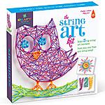 Craft-tastic DIY String Art – Craft Kit for Kids – Everything Included for 3 Fun Arts &amp; Crafts Projects – Owl Series, Large $8.5