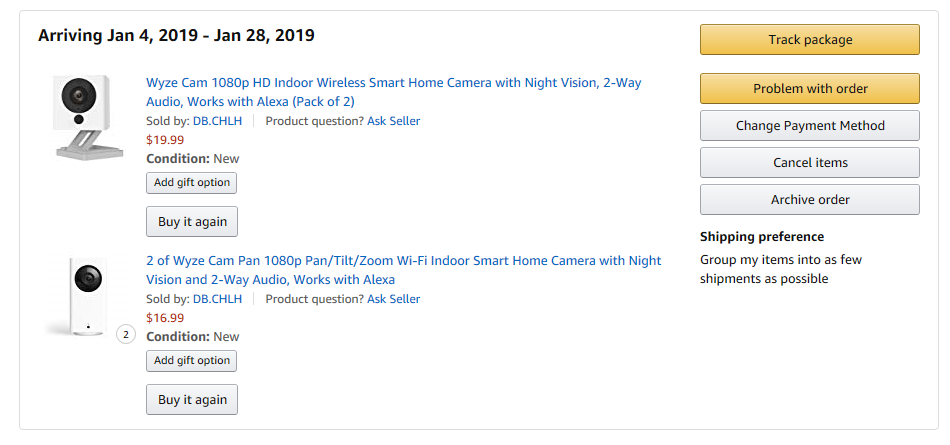 Wyze Cam 2 Pack 20 Amazon 20 Slickdeals Net