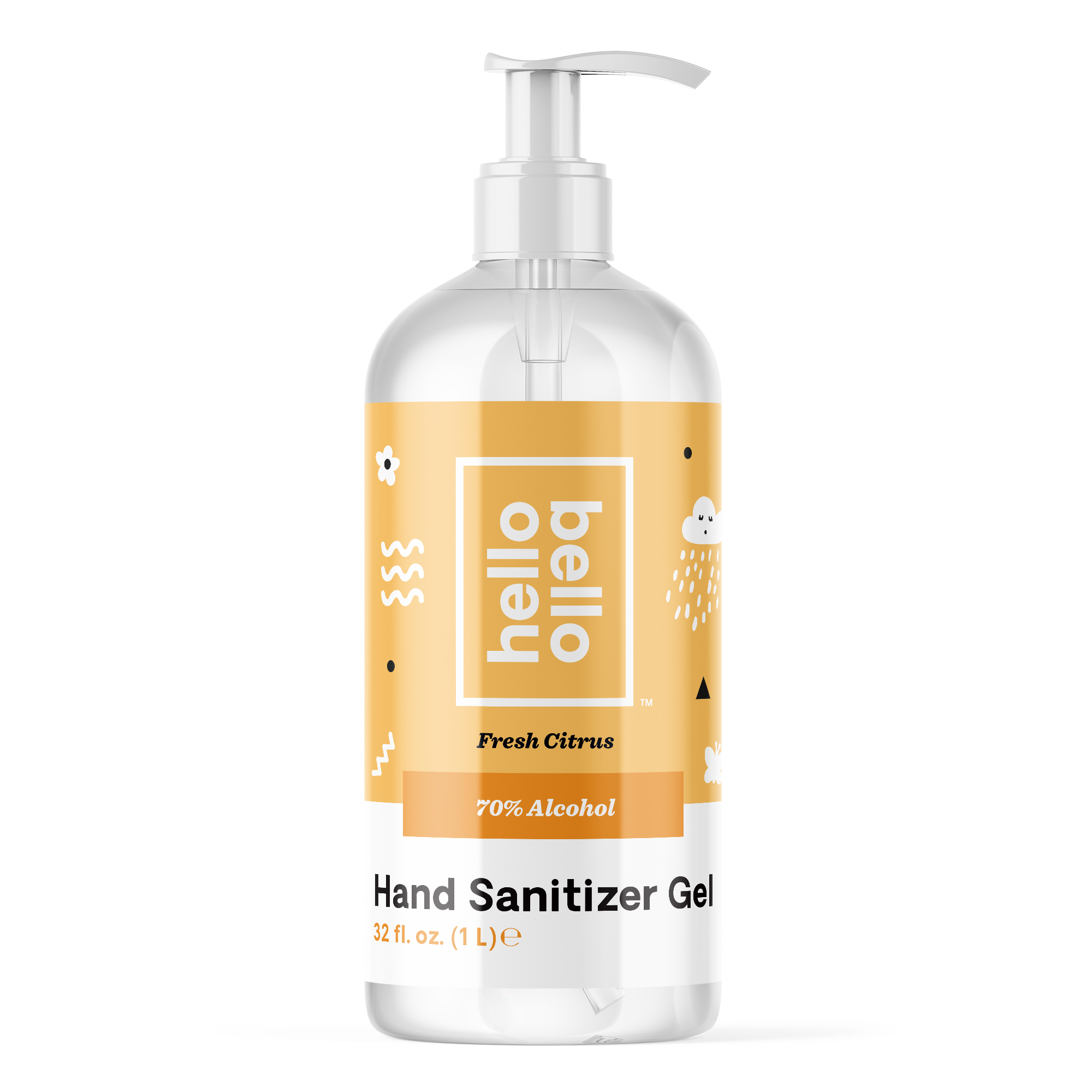 Hello Bello Hand Sanitizer Gel, Citrus, 32oz Alcohol 70% @ Walmart $8.54