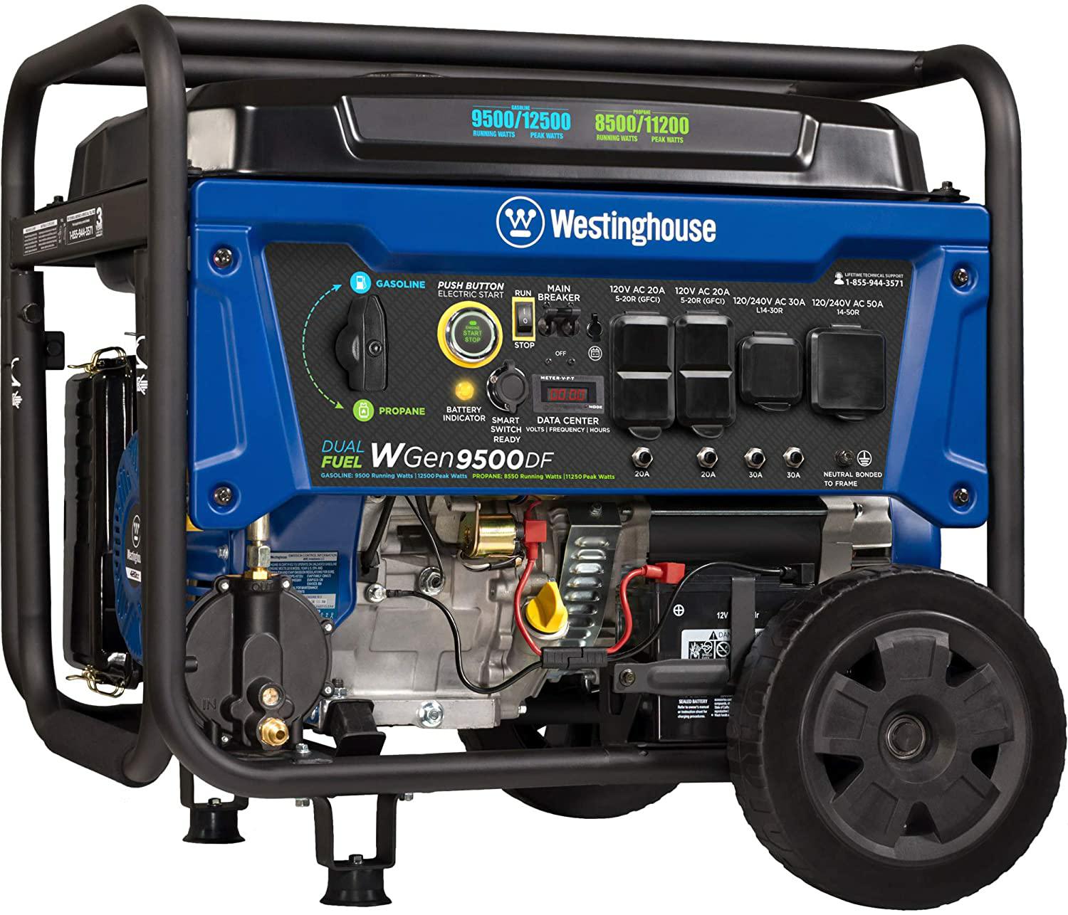 Westinghouse WGen9500DF Dual Fuel $832.90 on Amazon