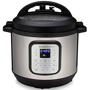 Instant Pot 8 Qt. Silver Duo Crisp Air Fryer with EPC Combo 140-0021-01 - $50