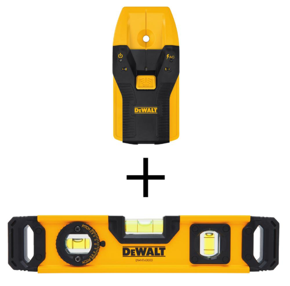 Dewalt 3 4 In Stud Finder With Bonus 9 In Torpedo Level 24 97
