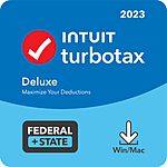 Turbotax 2023 Deluxe (F&amp;S) Download or Disc $45.99
