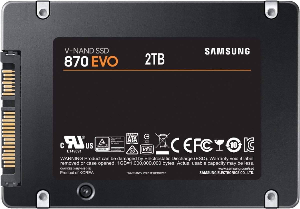 Samsung - Geek Squad Certified Refurbished 870 EVO 2TB SATA Solid State Drive $80