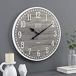 FirsTime &amp; Co. 20&quot; Arlo Gray Wall Clock, Light $9