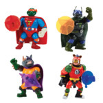 4-Figure Teenage Mutant Ninja Turtles Sewer Heroes Bundle w/ Accessories $25.75