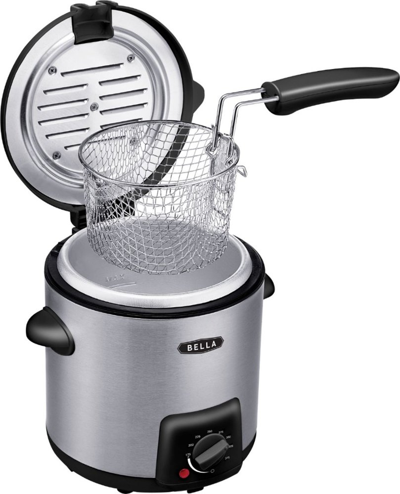 Bella - 0.9L Deep Fryer - Stainless Steel FOR $14.99+FREE CURBSIDE PICK UP