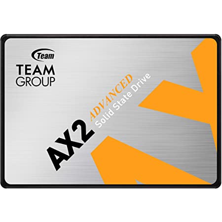 TEAMGROUP AX2 2TB 3D NAND TLC 2.5 Inch SATA III Internal Solid State Drive SSD (Read Speed up to 550 MB/s) Compatible with Laptop & PC Desktop T253A3002T0C101 $129.99