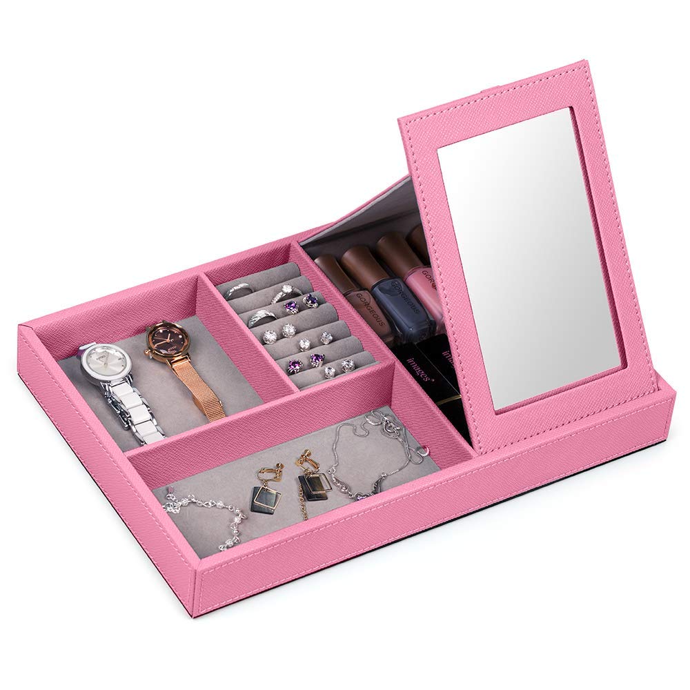 Pink Jewelry Box, Storage Box for Make up and Jewelry $12