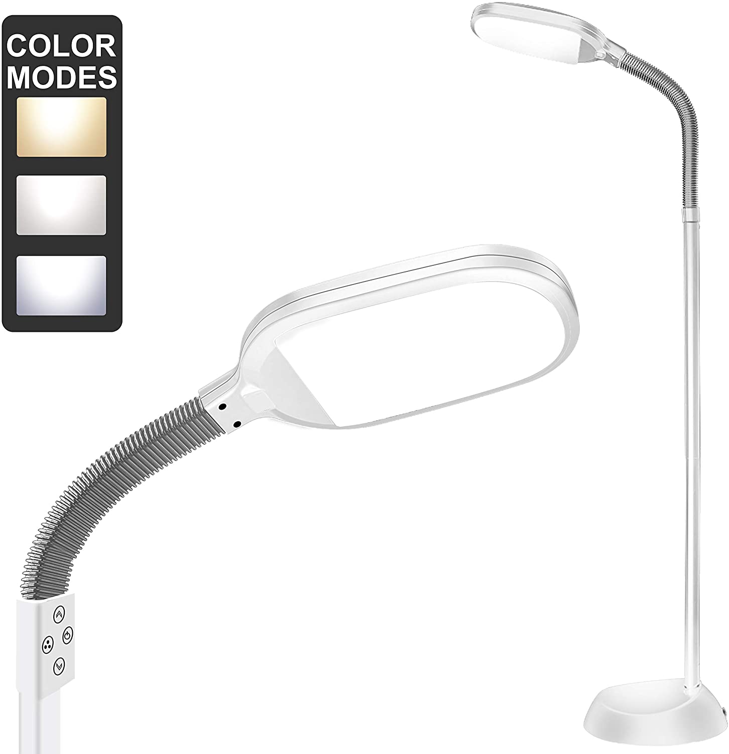 Addlon Dimmable LED Floor Lamp with 4 Brightness Levels & 3 Color Temperatures $29.99
