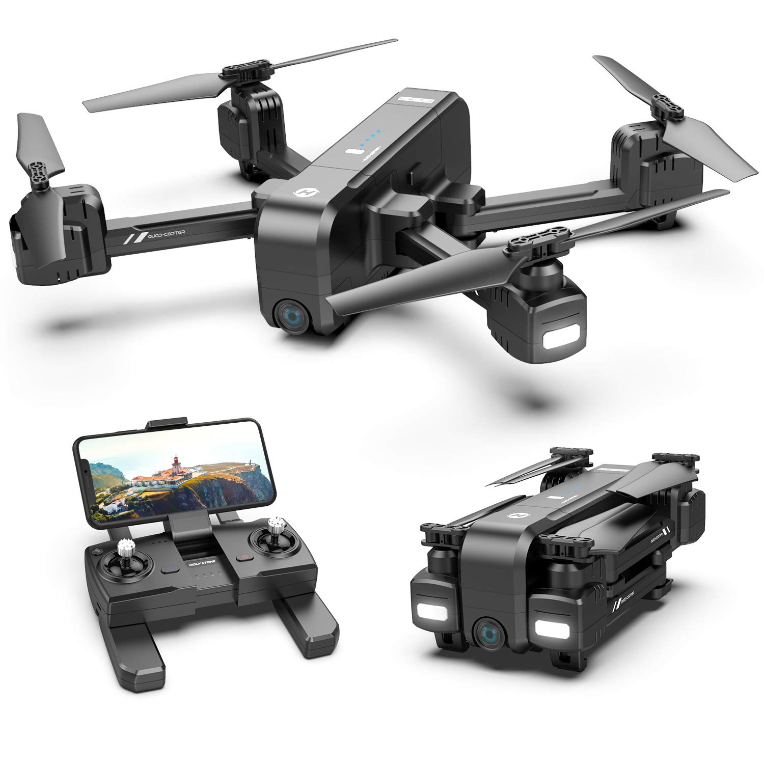 Holy Stone HS270 GPS 2.7K Drone with Auto Return Home $160.99