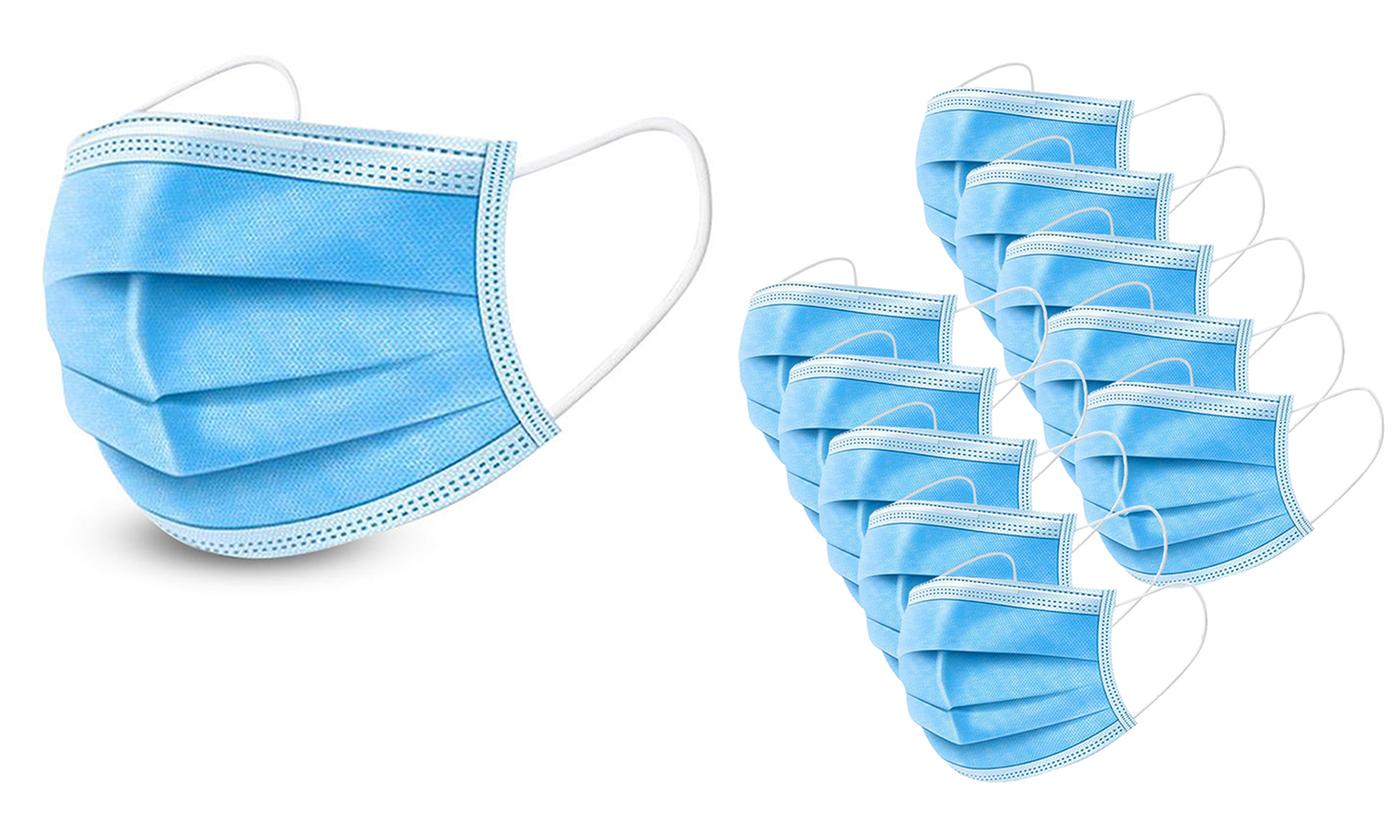 Disposable Ear Loop 3-Ply Face Masks (300 ct) $20.13