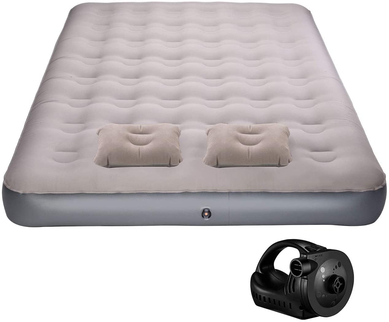 Inflatable Air Bed Mattress with Rechargeable Electric Pump, Queen Size $36.97 at Walmart