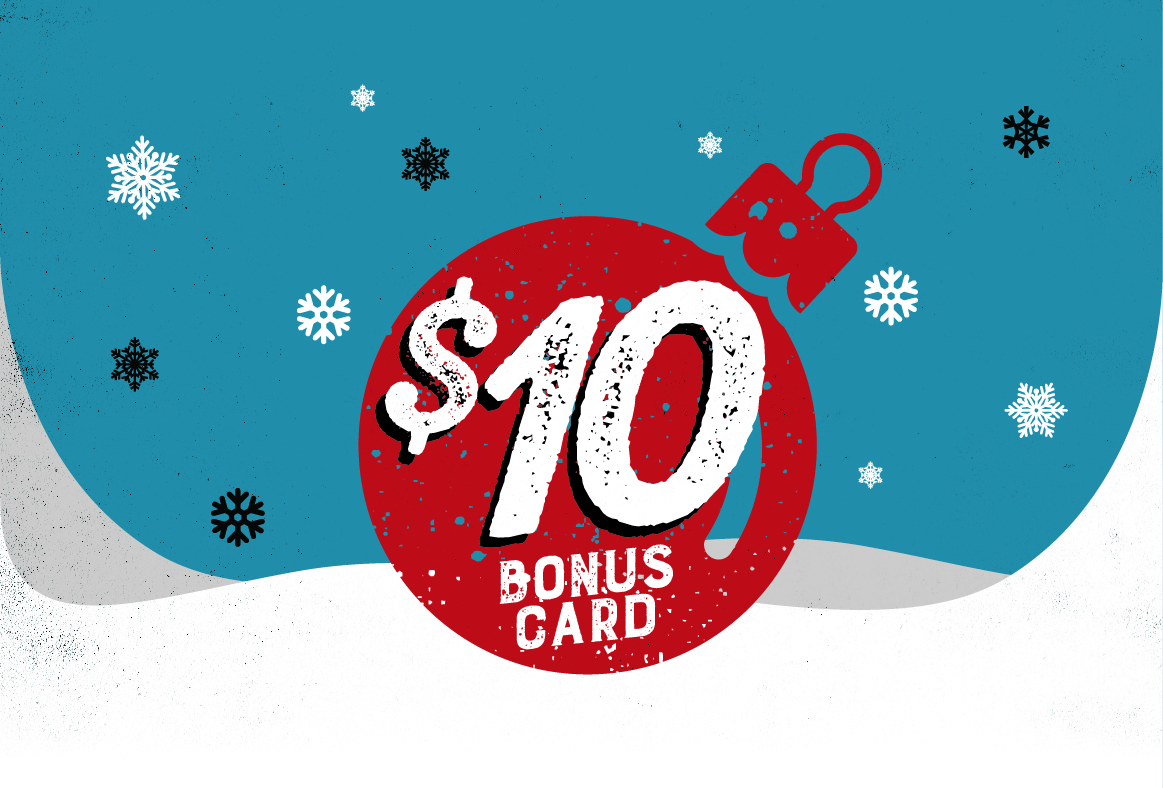 Famous Daves Get TWO free $10 bonus cards with every $50 gift card purchase!