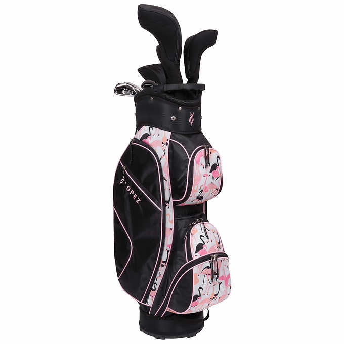 Nancy Lopez 11piece Women’s Golf Club Set with Cart Bag 339.99